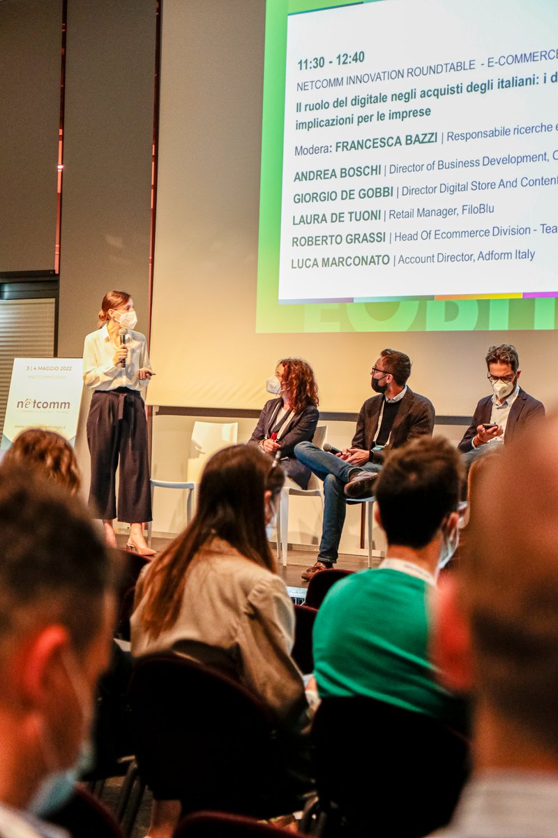 FiloBlu's tweet image. Grazie a Netcomm @ConsNetcomm e a tutti i partecipanti a questi due giorni di evento. 

Continuate a seguirci, ci saranno presto novità sul nuovo mondo del Web 3.0!

#FiloBlu #NetcommForum2022 #ConsorzioNetcomm #Ecommerce #Digital #Retail #DigitalTransformation #DigitalRetail