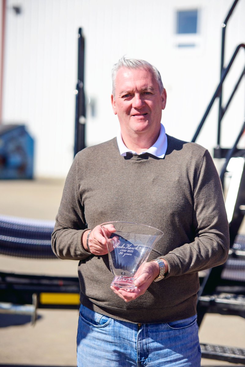 We had a wonderful time hosting members of the Stark family throughout the US and Canada this week. Yesterday we kicked of the 30th Anniversary celebrations for #SeedHawk and held a ribbon-cutting for the new R&amp;D facility in Langbank!