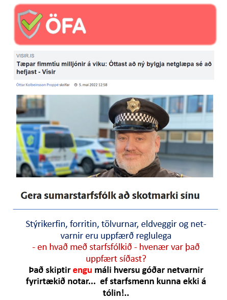 oryggifyriralla's tweet photo. Er starfsfólkið veikasti hlekkurinn í vörninni? Gefðu sumarstarfsfólkinu netnámskeið til að þú getir farið í frí sjálfur.  https://t.co/XISp3rAH1h https://t.co/GXnPu3KnTW