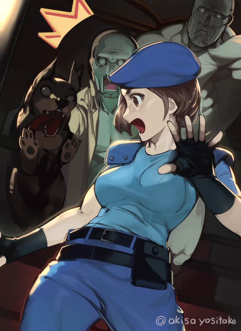 Jill MARVEL vs CAPCOM 2と カプエス2はたまにプレイしたくなる。
#格ゲーキャラ描こうぜ 