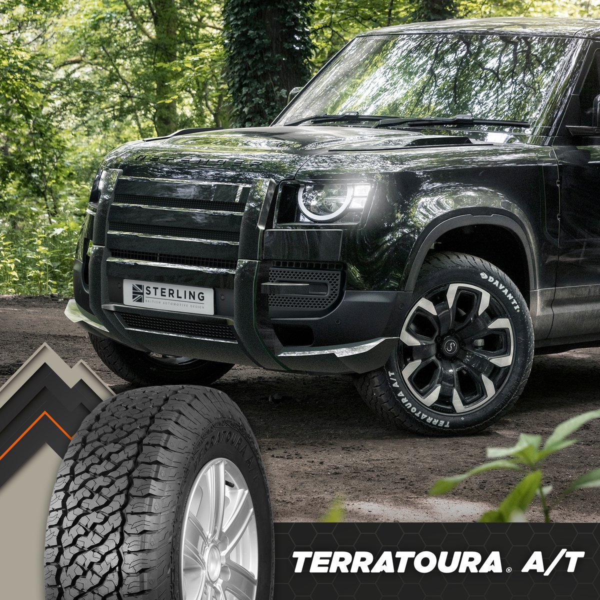 Davanti_Tyres's tweet image. 🟠 #Terratoura A/T ╳ Sterling Automotive ⚫

For any commute, every climb, corner, and camber, The Terratoura A/T has been engineered to perform when #AdventureBeckons! 💪

#AllTerrainTyres #AllTerrainVehicle