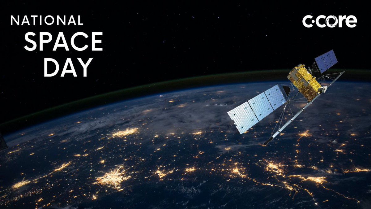 ccore1975's tweet photo. #DidYouKnow we use satellites in space for all types of monitoring? We use them for river ice monitoring, dark target detection, emissions monitoring, and more! Happy #NationalSpaceDay 📡 https://t.co/AkGKd8qoQe