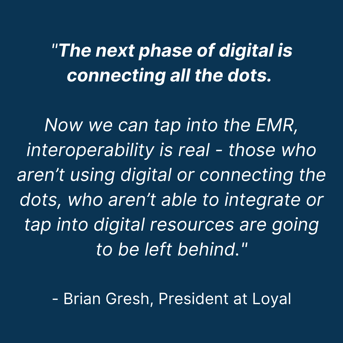 Read more about the next phase of digital transformation in health systems, here:
bit.ly/3KQmMF3

#healthcare #consumerhealthcare #consumerexperience #patientexperience #healthcaresaas #digitalhealthplatform