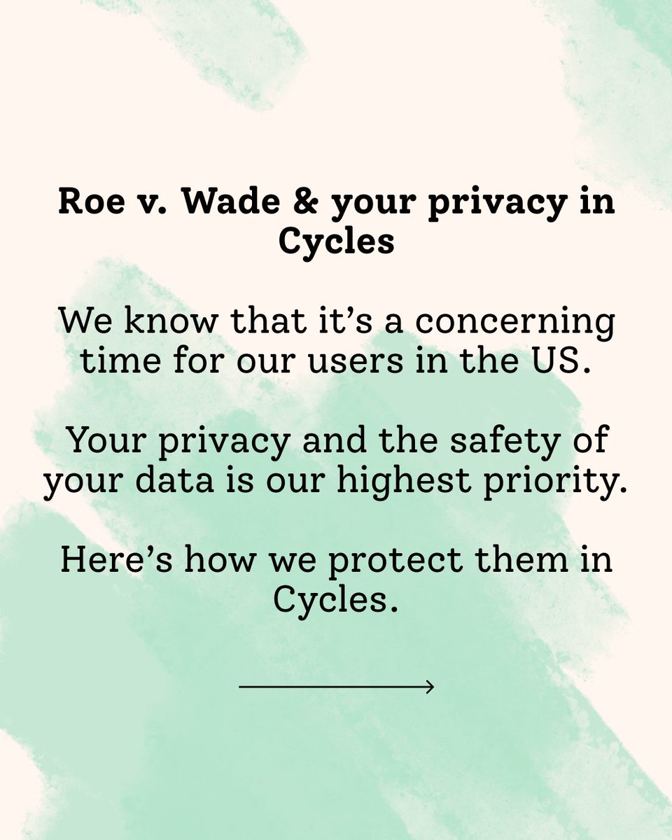 CyclesApp's tweet photo. 1/ At Cycles, we stand up for your right to privacy and power over your data. Alongside the policies mentioned in this post, there are several other ways that we’ve made privacy a foundational pillar since we launched in 2012. https://t.co/IIwemVaf0a