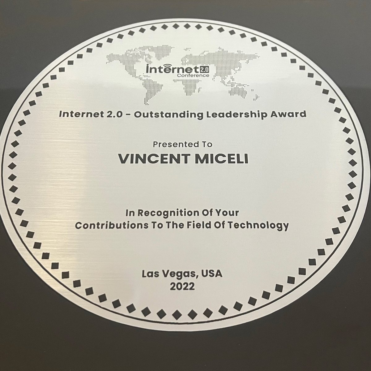 getverb_co's tweet photo. We wanted to take a minute to recognize our Founder &amp; CEO @vincentmiceli for his recent award from the Internet 2.0 Conference for Outstanding Leadership in recognition of his contributions to the field of technology. 

Here's to the first of many awards bound to come your way! https://t.co/NaatEl2qP4
