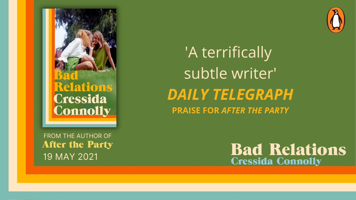 VikingBooksUK's tweet photo. A tale of a tragedy seeping through generations, and a family fractured by history and desire: #BadRelations by Cressida Connolly publishes on 19 May
https://t.co/bymv8MePbH https://t.co/s5t4XmSCQ0