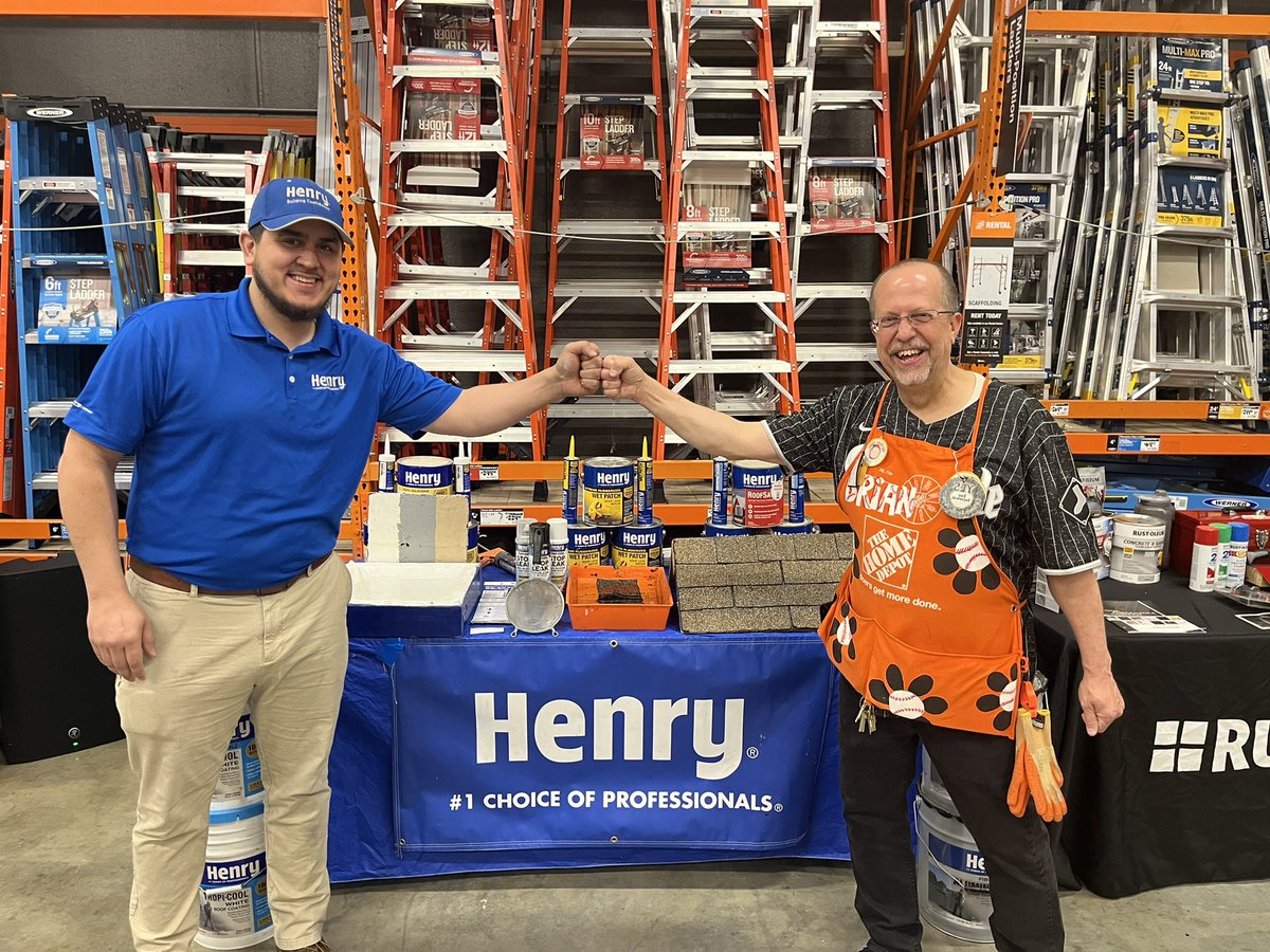 HenryCoChicago's tweet photo. Pro Event at @HDCountryside today! Come see live demos from many vendors including @TheHenryCompany! Come see how our products can help with your projects!
@BKTHD1983 @hdjustjoan @LemmaTony @tony_troia @Jacobhomedepot @AriannaJacks https://t.co/2aX1Wlug37