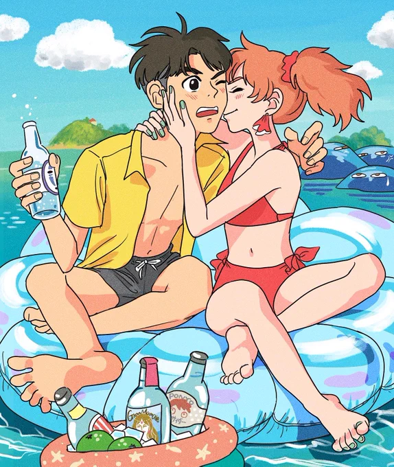 可愛かったァ….#崖の上のポニョ 