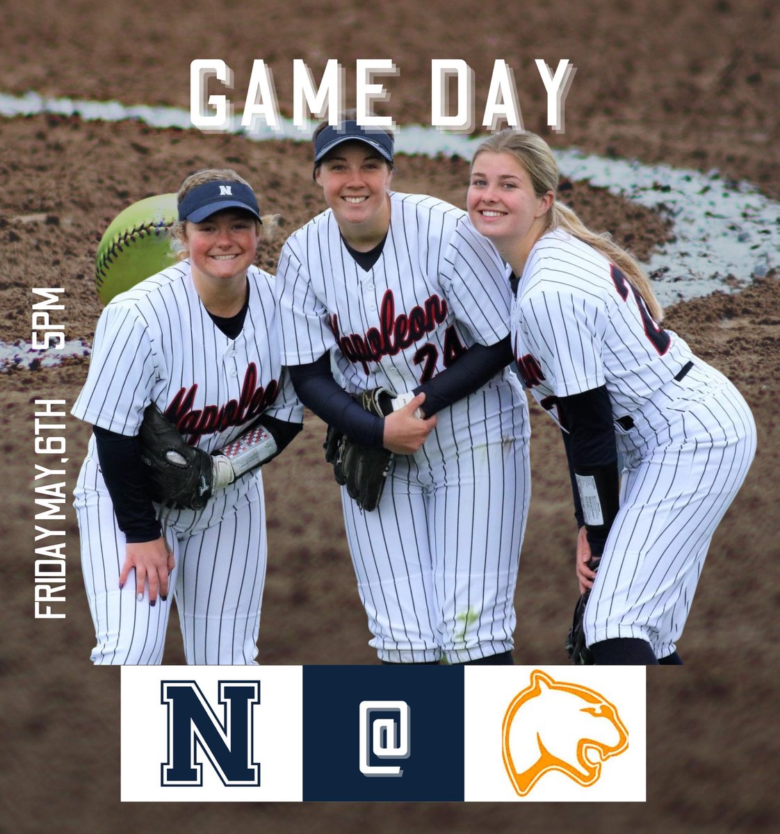 NapSoftball20's tweet photo. Maybe if we smile extra big the rain will go away so that we can play today…
GAME DAY 
AWAY  🆚 Southview
🕔 5PM
📍Southview Varsity Field
🎟 https://t.co/2SWoTQHUaS https://t.co/nHCgzwW8Kk