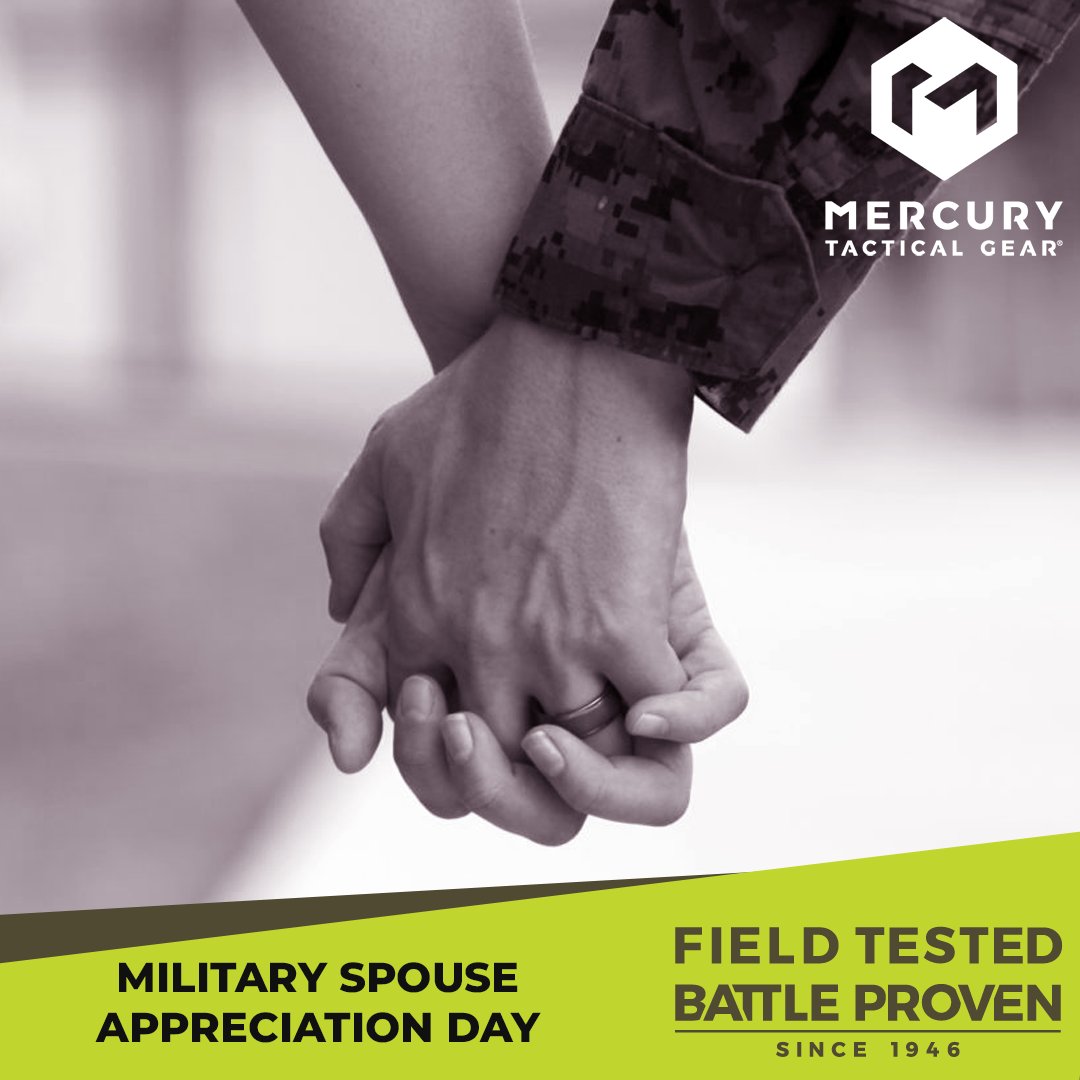 MercuryTactical's tweet photo. 💟 We recognize all spouses who support those that protect and serve, we appreciate our US Military spouses today and everyday!

#militaryspouseappreciation #supportourtroops #mercurytacticalgear https://t.co/6YYhe6dpjY