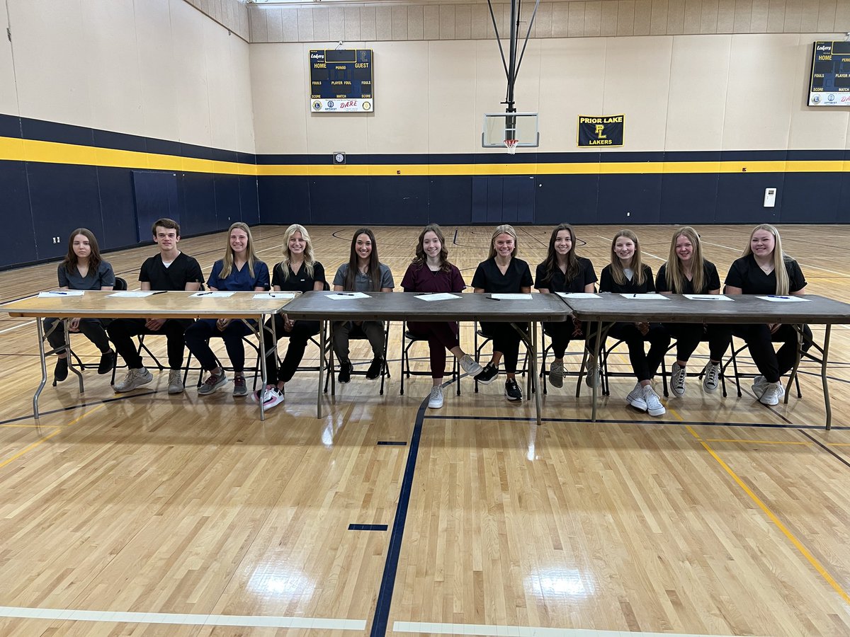 Our PLHS CNA students participated in their Signing Day! Their future patients are in great hands! #mncapshealth #futureleaders #mncapsfam