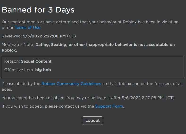 Alle_olsson's tweet photo. how tf-
#roblox #broken #bannedfornothing #bigbob #respectbob https://t.co/lHcAj41nPk