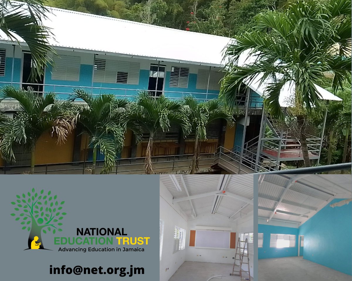 netjamaica's tweet photo. Work is wrapping up at Edwin Allen High to create additional space and enhance teaching and learning.
Email info@net.org.jm to get involved!
#ChildMonth #InvestWithNET #GiveForImpact #Deadline2030 #QualityEducation #DecadeOfAction https://t.co/POjRxQ2Y0J