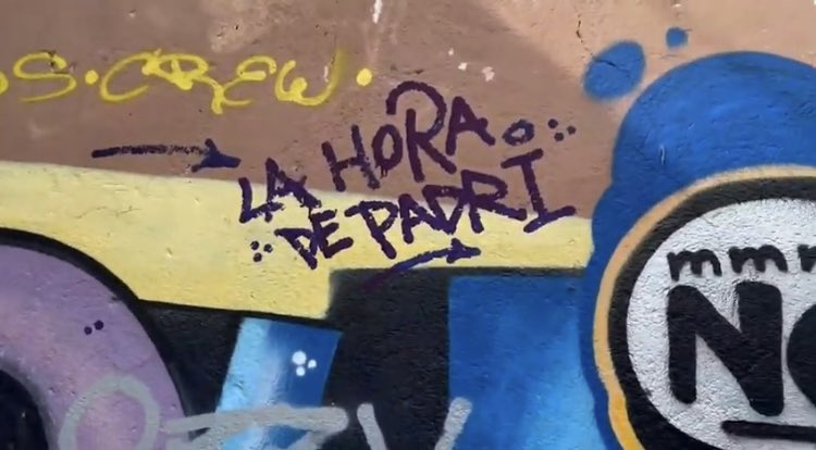LHDP ya tiene grafiti en Badajoz. Un detallazo