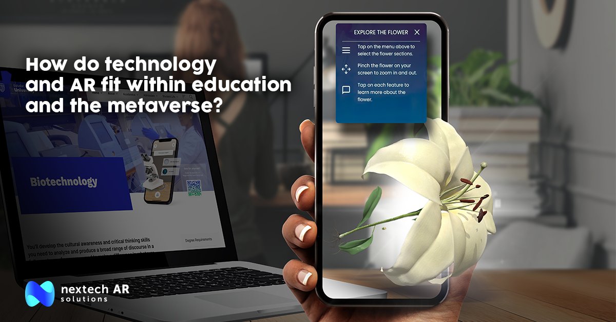 Nextech_AR's tweet photo. How do technology and AR fit within education and the metaverse? Read about these potential AI-backed apps of the metaverse that can further enhance education.
Forbes: https://t.co/p2NFFLsQam
#NextechAR #3DModels #3DAR #AR #AI #3Dmodeling #ARitize #Metaverse #Education https://t.co/aHshFFSGCZ