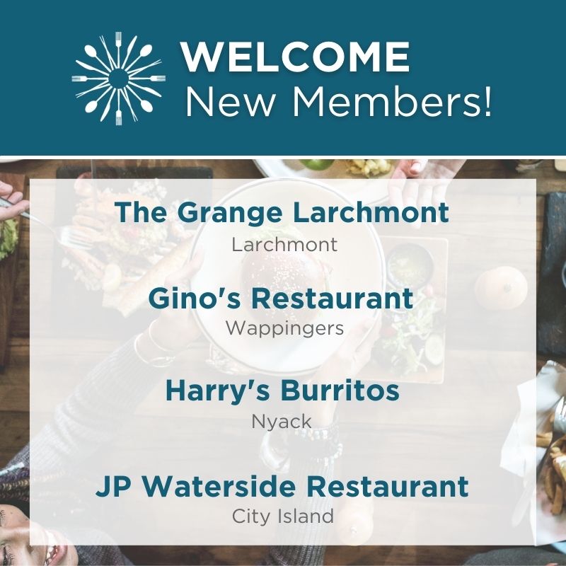 NYSRA's tweet photo. Join us in welcoming our new members for the month of April!

NYSRA supports New York's hospitality industry through advocacy and helping restaurateurs succeed.

Interested in membership? Learn more here: https://t.co/R57fkhuYx6  

#StrengthInMembers  #nyrestaurants https://t.co/txCXUpdhLG