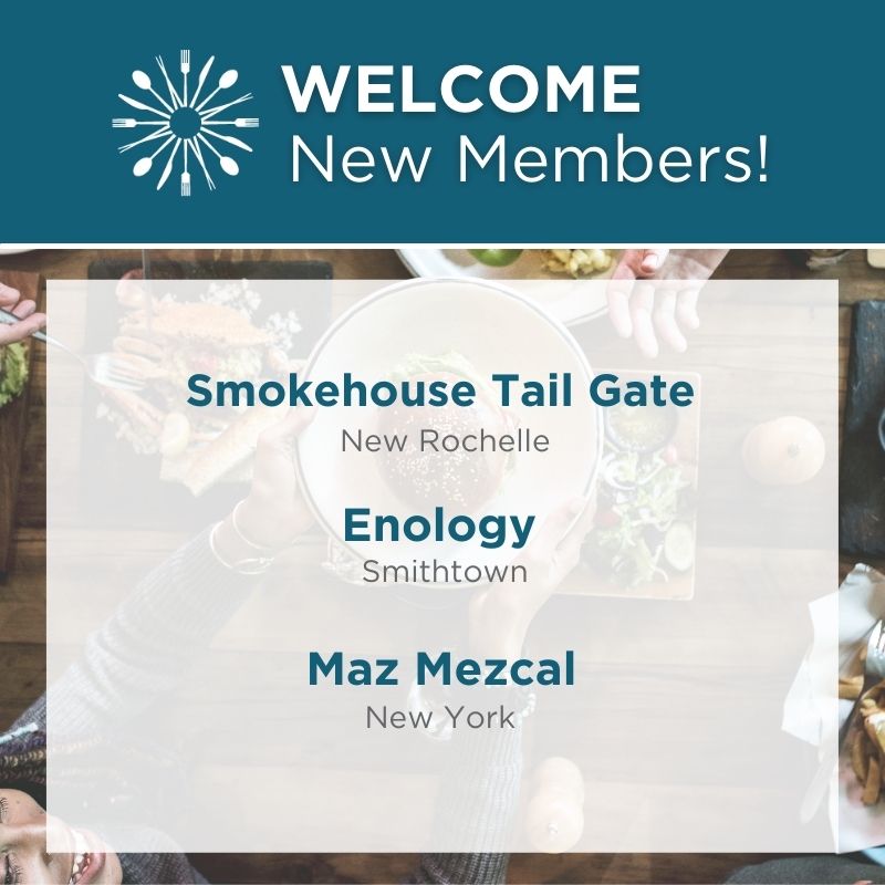 NYSRA's tweet photo. Join us in welcoming our new members for the month of April!

NYSRA supports New York's hospitality industry through advocacy and helping restaurateurs succeed.

Interested in membership? Learn more here: https://t.co/R57fkhuYx6  

#StrengthInMembers  #nyrestaurants https://t.co/txCXUpdhLG