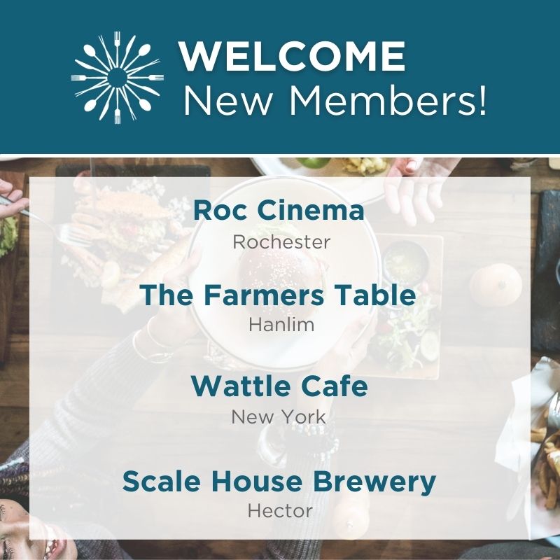 NYSRA's tweet photo. Join us in welcoming our new members for the month of April!

NYSRA supports New York's hospitality industry through advocacy and helping restaurateurs succeed.

Interested in membership? Learn more here: https://t.co/R57fkhuYx6  

#StrengthInMembers  #nyrestaurants https://t.co/txCXUpdhLG