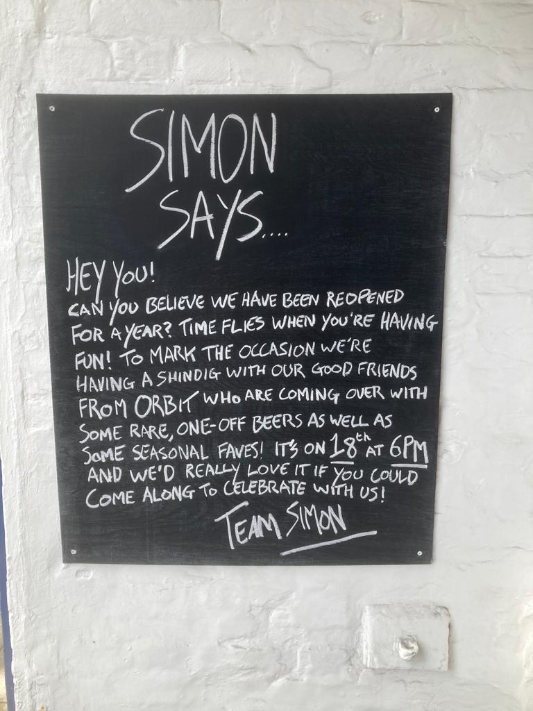 Simon_theTanner's tweet photo. Listen up 👂We've got our next event in the diary, so get it into yours ~ WEDNESDAY 18TH MAY 6PM ~ We'll be joined by firm faves of ours, Team @orbitbeers. Be there! #Showcase #BeersAndBrewers #SpeshBeers #SimonsSays #JoinTheShindig https://t.co/6LvFn9RASC