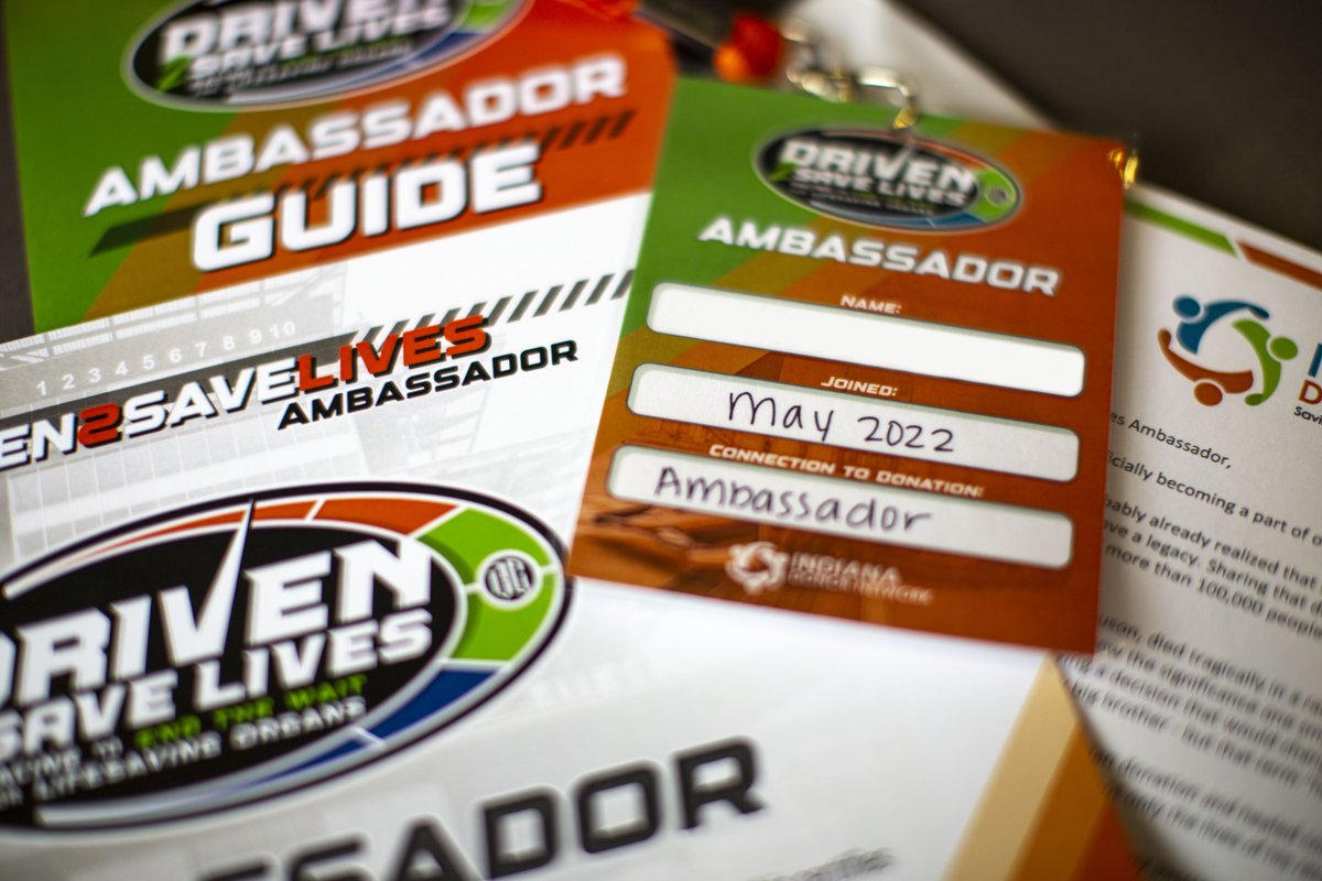 Driven2Save's tweet photo. The Driven2SaveLives Ambassador program has officially launched! More than 60 ambassadors have signed up to spread the word about organ, tissue and eye donation and transplantation. Have you joined the #D2SLCrew? Check it out here: https://t.co/D4UR2QJlLS https://t.co/ihHpa4msDC