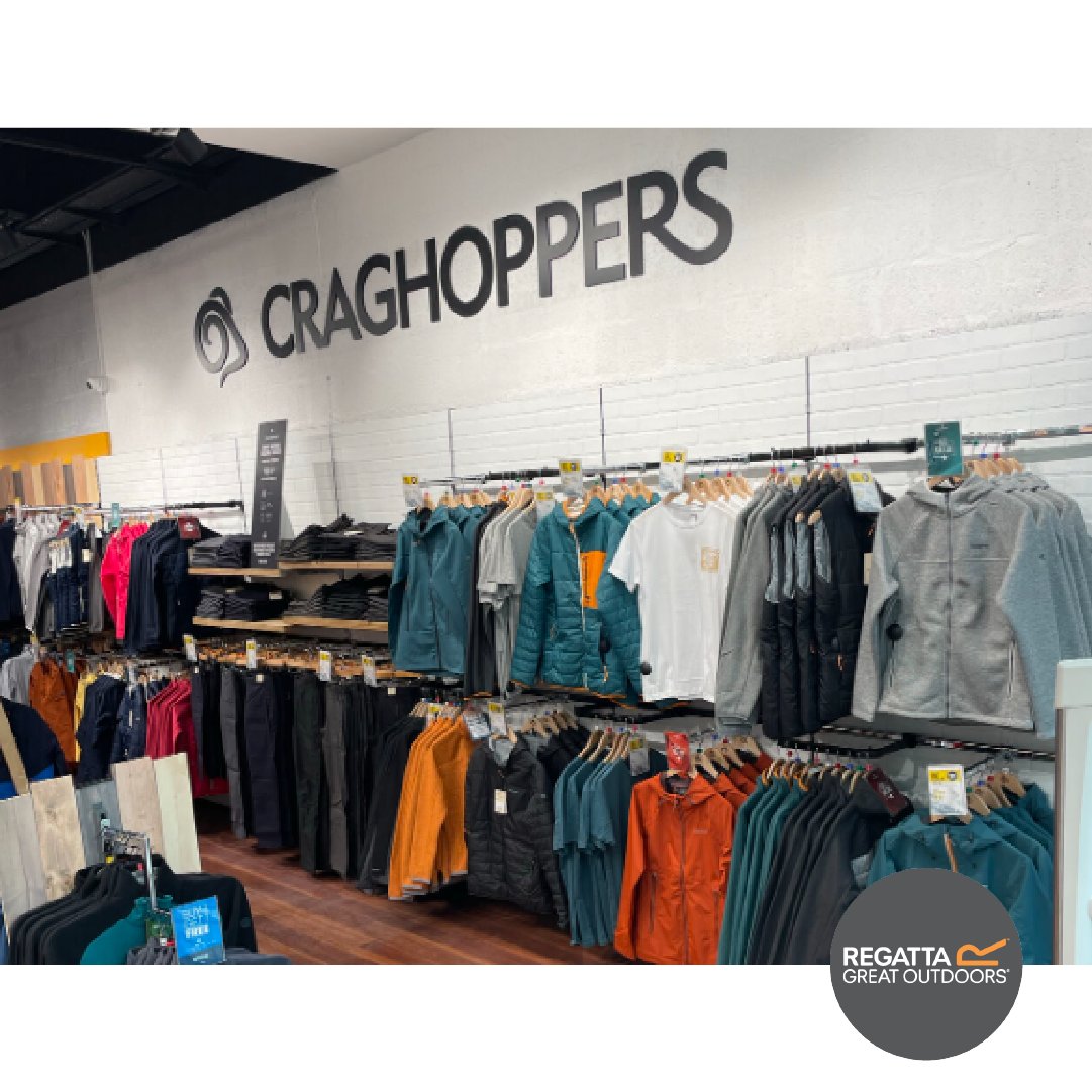 WeGetRetail's tweet photo. Team #JohnstonShopfitters continuing our long standing work with @regattaireland @RegattaOutdoors &amp; @CraghoppersUK are delighted to showcase our most recent Flagship Turn-Key Fit-Out @mahonpointsc #ThisIsRetail #WeGetRetail #Regatta #RegattaGreatOutdoors #Mahonpoint #TurnKey https://t.co/s4XU8Kma1B