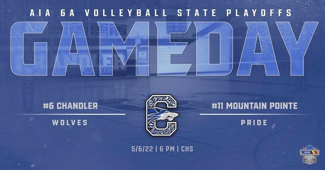 GAMEDAY!!

The playoffs begin tonight with #6 Chandler taking on #11 Mountain Pointe. First serve at 6 pm! 

#Team28 | <a href="/chandlerboysvb/">Chandler Boys Volleyball</a>