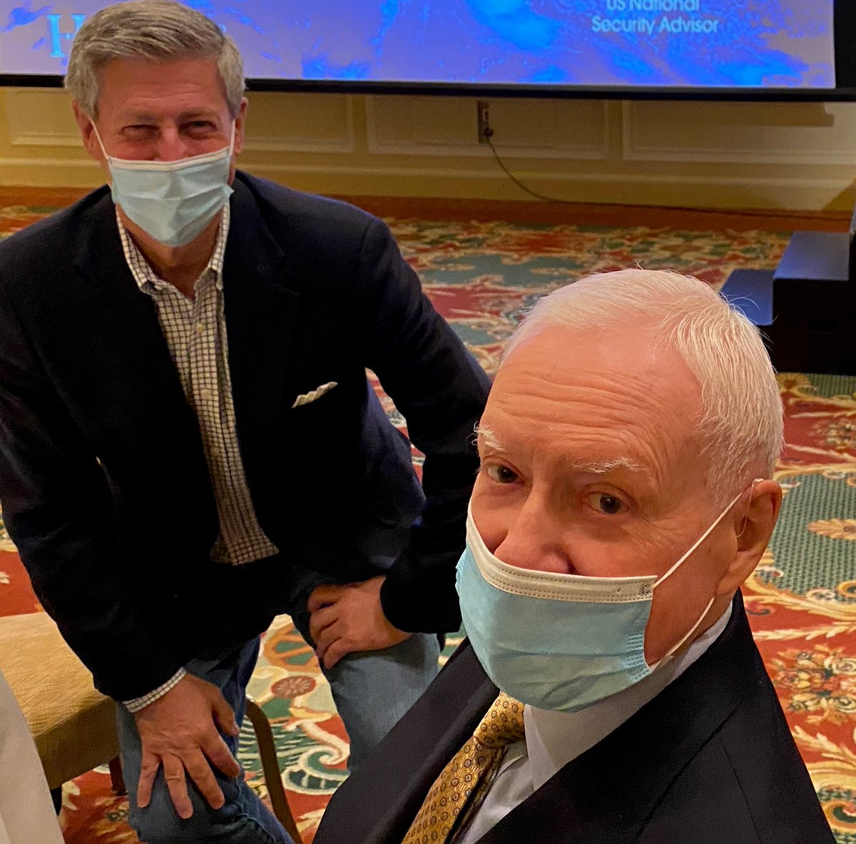 Senator Hatch's Funeral today.  I will miss him, his hugs &amp; his encouraging heart. Early in our relationship and the last picture I had with him. His hair color changed but the twinkle in his eye did not.  See "The Ten Things I Learned from Senator Hatch" facebook.com/BruceRHough