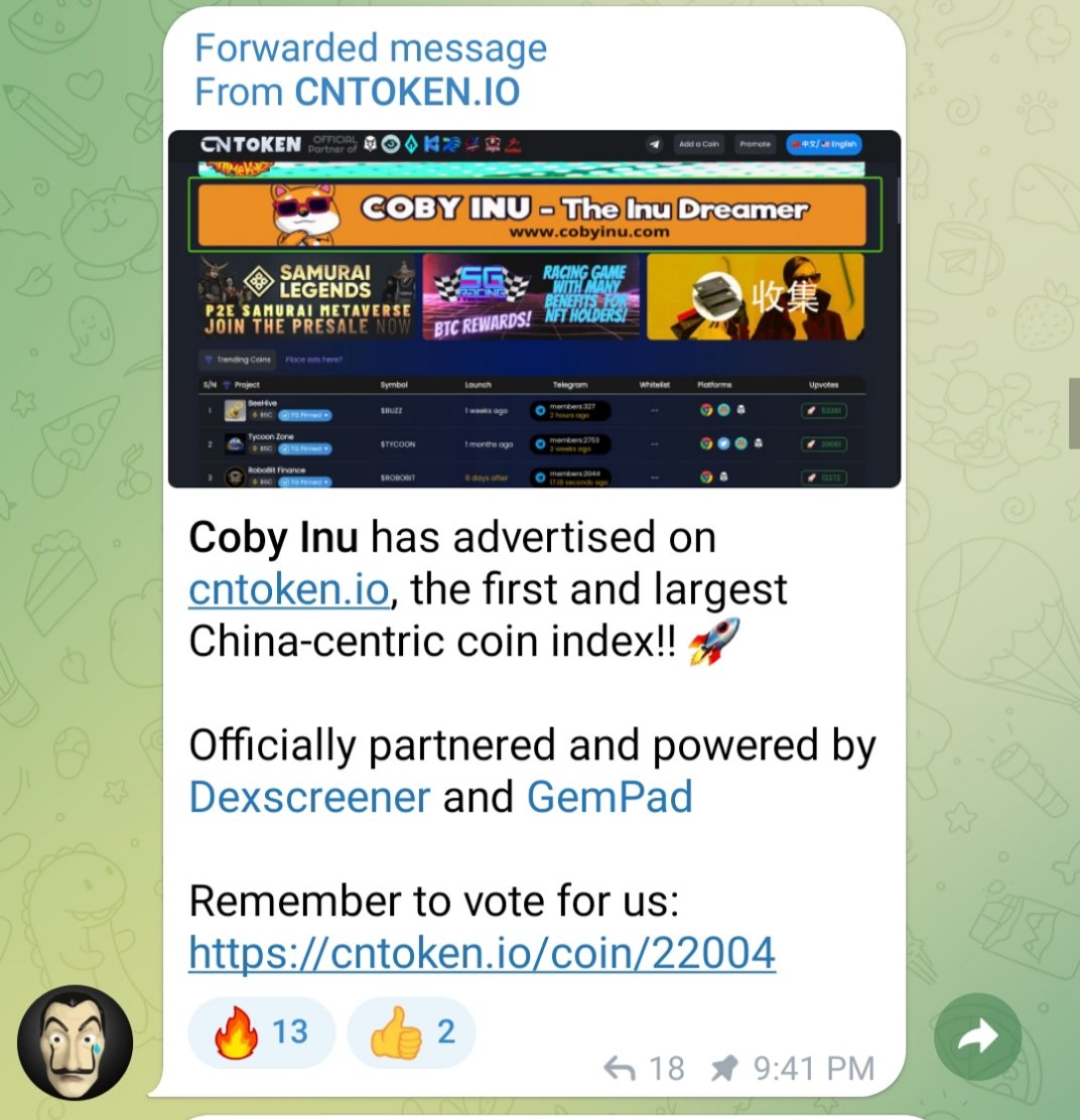 COBYINU's tweet photo. Ka- BOOM!!💥💥💥

Know what is this mean fam?
MOOOooonnnnnnnn🚀🚀🚀🚀🔥

Join our awesome community: https://t.co/BT54E8iEr2 https://t.co/BMRPq41sUj