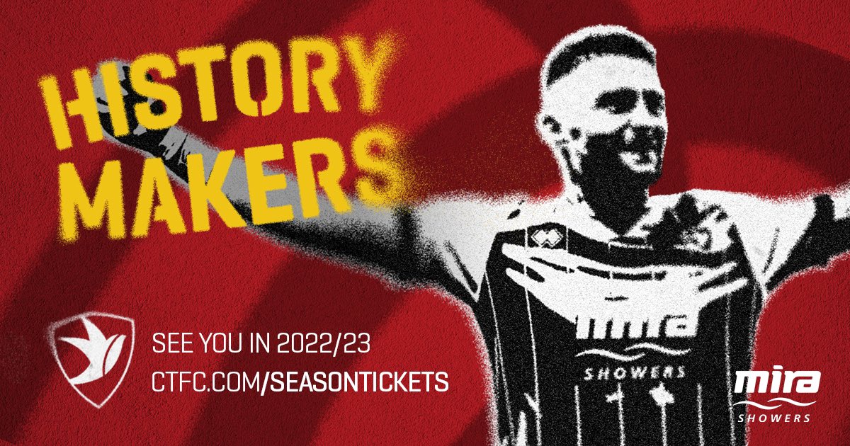 Typecraft (@typecraftprint) on Twitter photo Show your support for our partners <a href="/CTFCofficial/">Cheltenham Town</a> by purchasing a 2022/23 season ticket. Early bird prices are now available.
ctfc.com/seasontickets #ctfc Show your support for our partners <a href="/CTFCofficial/">Cheltenham Town</a> by purchasing a 2022/23 season ticket. Early bird prices are now available.
ctfc.com/seasontickets #ctfc