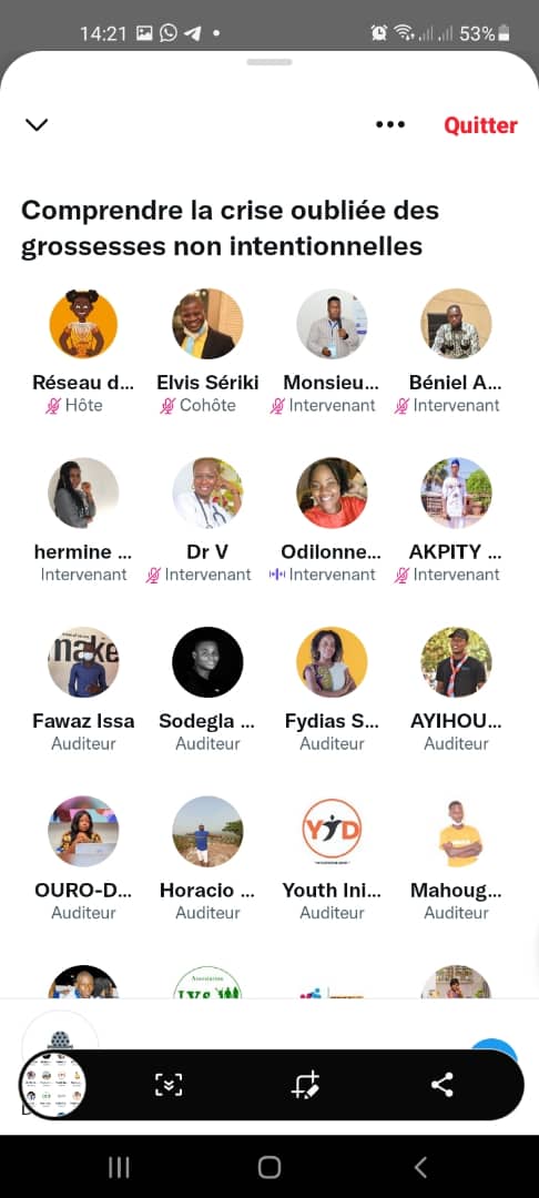 VBGPasMonGenre's tweet photo. 🤩Merci aux activistes et #OSC de jeunes https://t.co/xK31azVa4X pour le genre pour cette belle et riche discussion sur les #GrossessesNonIntentionnelles, thématique centrale du #SWOP22, rapport à lire ici 👉https://t.co/jvLdAlOAKN
#VBGPasMonGenre #ComprendreLimperceptible https://t.co/CEyDsRVOKj