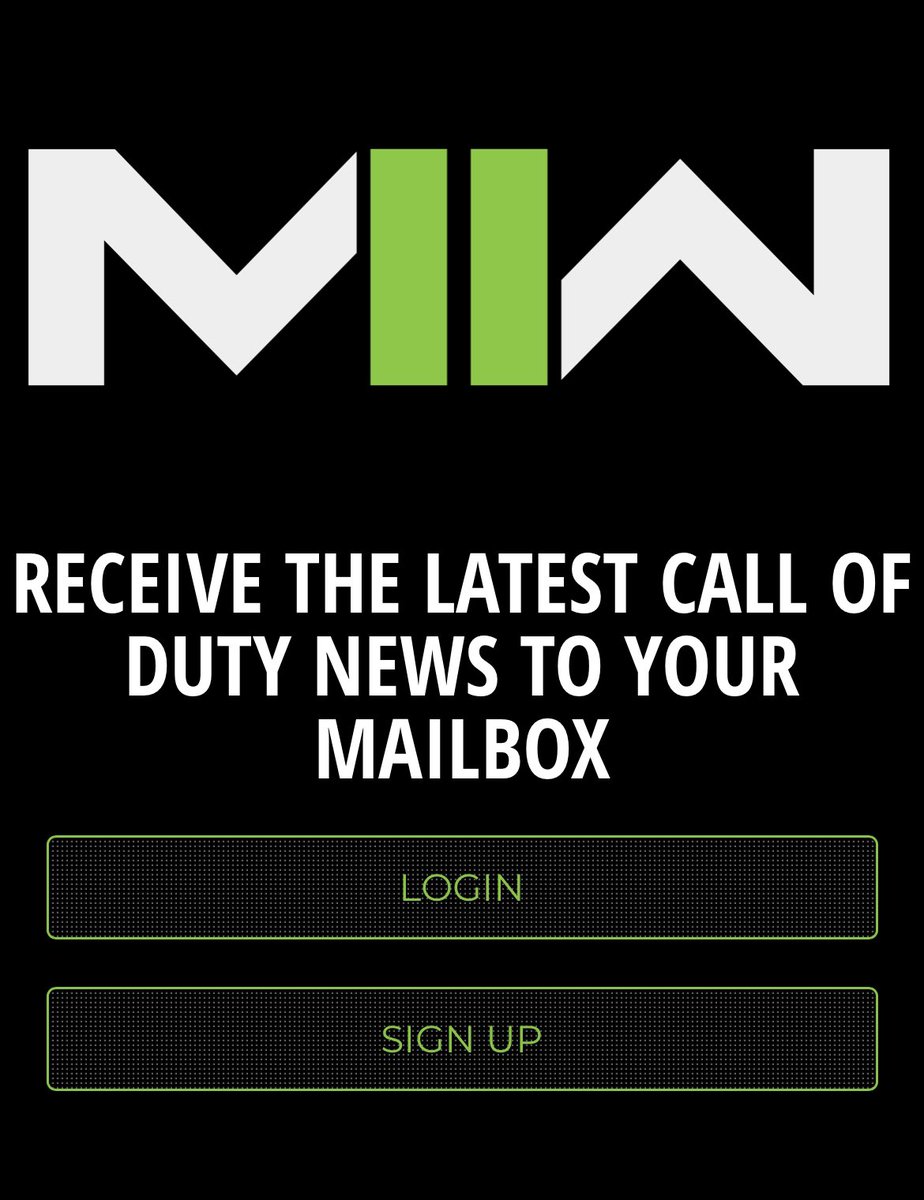 ZEFFGamingNews's tweet photo. Call of duty has put up a website for #MW2

The current speculated time of reveal is June

https://t.co/2rbDPEHFOF https://t.co/jsosOPo0y0