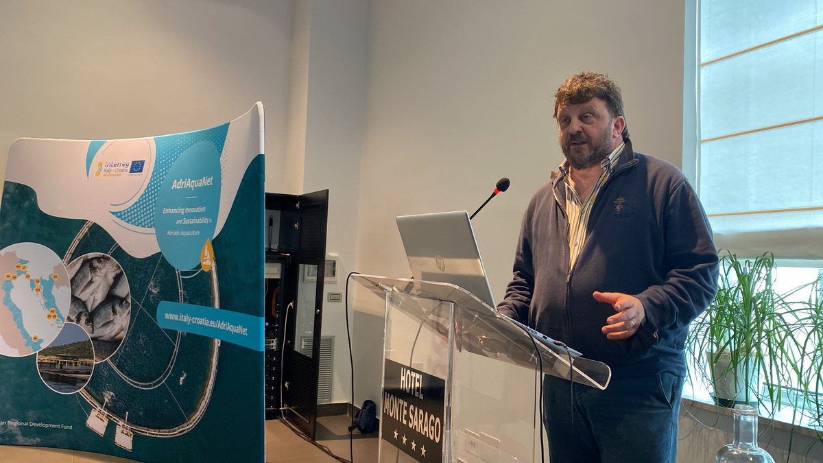 Dr. Andrea Fabris, director of the Italian Fish farmers Association, is pointing to the routes for sustainable aquaculture.
#adriaquanet