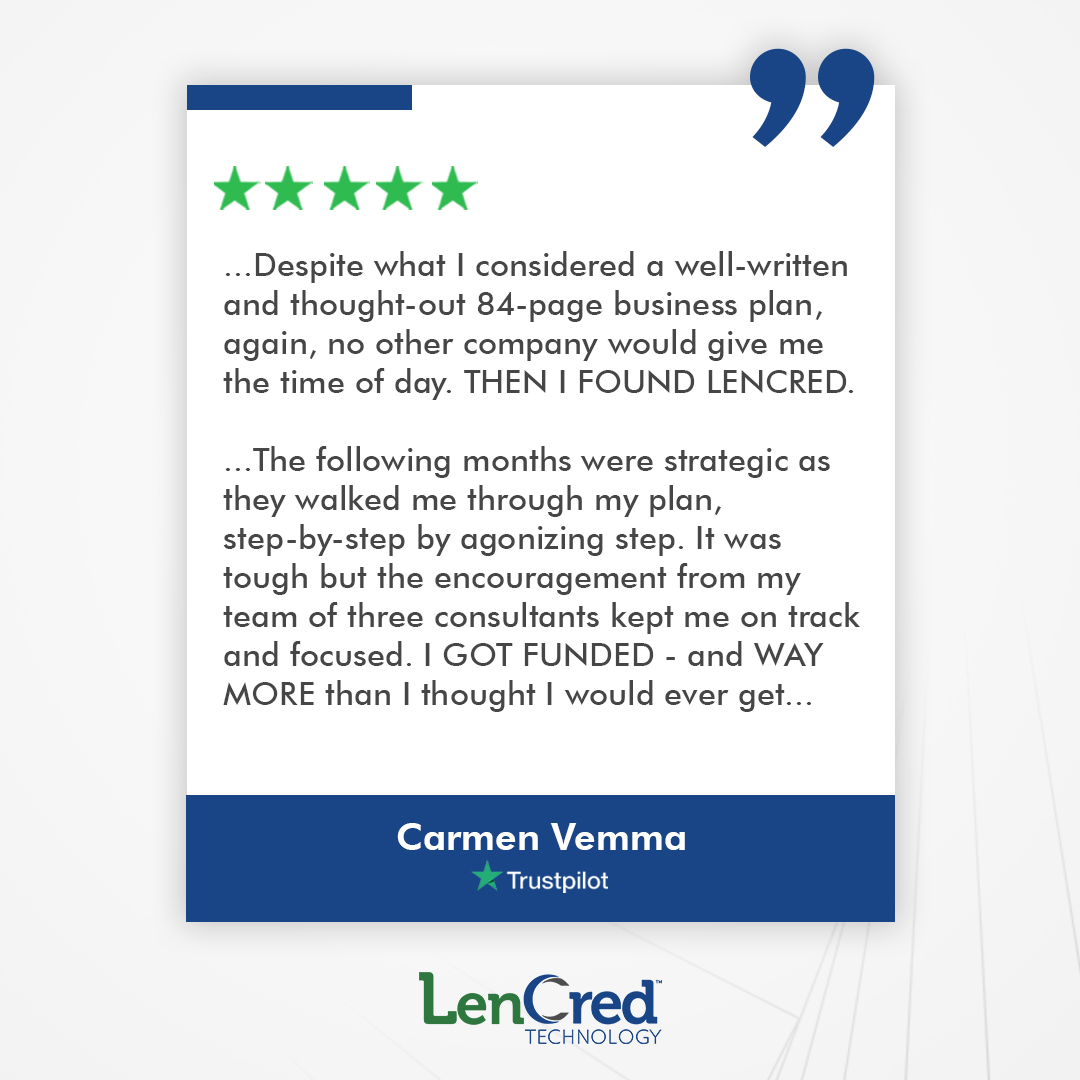 LenCred's tweet photo. We love to hear feedback from our clients and we're overjoyed to hear of their success. If you're looking to get funding for your business, we'll be more than happy to help you in every step of the way.

#business #success #love #help #funding https://t.co/Wq5oop2JDA