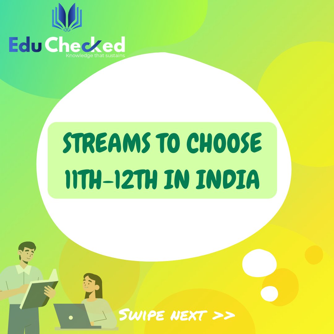 Edu_Checked's tweet photo. India's education system provides students the option to choose their preferred stream after completing 10th but students may not have the proper knowledge about the streams, let's have a look at the subjects covered in each of the streams.

#educhecked #checketit #students #idea https://t.co/z06zbOSZ7o