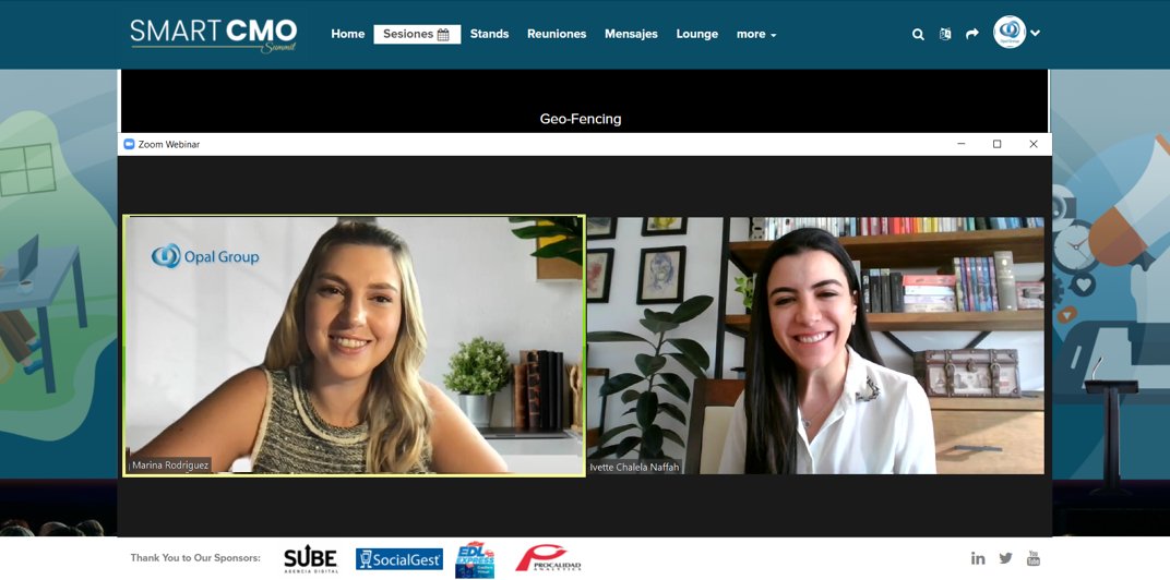 Great discussion on geo-fencing by Ivette Chalela Naffah and Marina Rodríguez Pérez!
#geofencing #marketing #OpalGroup