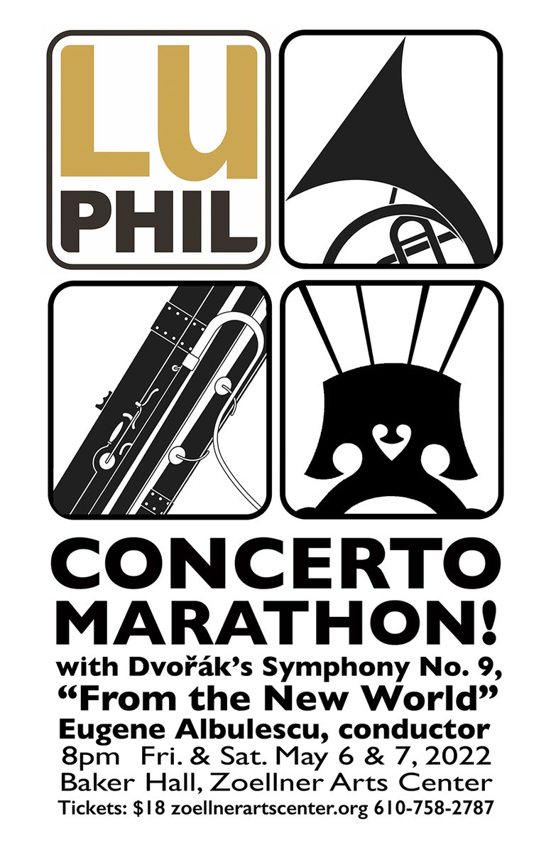 Music at Lehigh (@musicatlehigh) on Twitter photo Lots of great music this weekend by #LUMusic at <a href="/ZoellnerArts/">Zoellner Arts Center</a>! First up tonight (Friday) and Saturday: <a href="/LUPhilharmonic/">Lehigh Philharmonic</a> presenting their annual Concerto Marathon with student soloists and Dvorak's Symphony No. 9, "From the New World." Lots of great music this weekend by #LUMusic at <a href="/ZoellnerArts/">Zoellner Arts Center</a>! First up tonight (Friday) and Saturday: <a href="/LUPhilharmonic/">Lehigh Philharmonic</a> presenting their annual Concerto Marathon with student soloists and Dvorak's Symphony No. 9, "From the New World."
