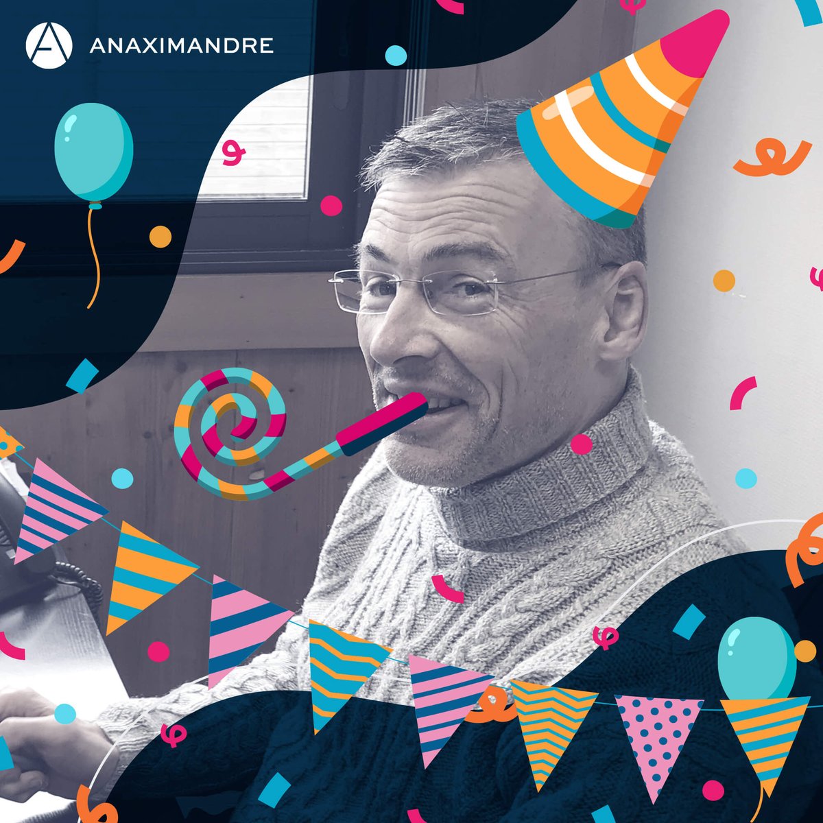 anaxi_numerique's tweet photo. Ce 6 mai, nous célébrons l'anniversaire de Stéphane qui fête ses 20 ans de carrière dans la boite.

20 ans de professionnalisme pour vous offrir des sites fonctionnels et efficaces. 
20 ans de sourire et de bonne humeur au quotidien. 

Merci Stéphane ! 

#birthday #anniversaire https://t.co/lQeq9ZpAmY