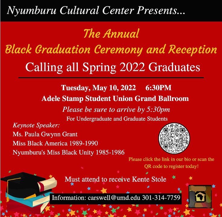 Nyumburu's tweet photo. Call all Graduates ‼️‼️ Tuesday, May 10 is Nyumburu Black Graduation Ceremony at STAMP Grand Ballroom. Graduates please arrive by 5:30 pm and fill out the link in our bio today‼️ https://t.co/d5kRrcfUtV