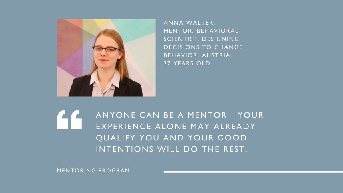 Women_in_Econ's tweet photo. Get to know our first #Mentoring Program Cohort! 🧡
Last year, the first cohort started their journey. Within the next month, WiE wants to introduce some members and their valuable experiences to our followers in advance to opening the application period for the second cohort. https://t.co/g4npaxDfIF