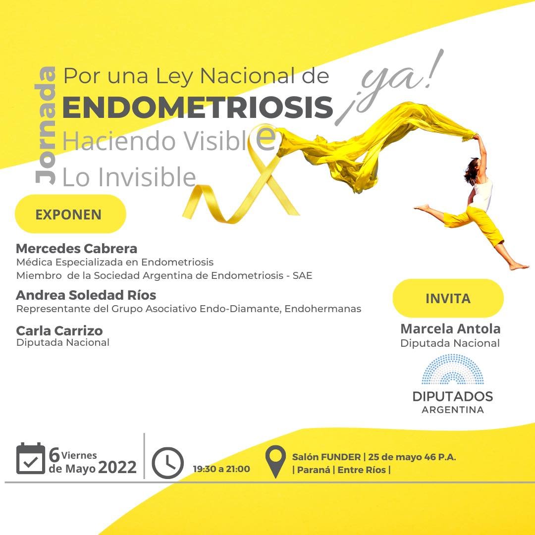 FunderRU's tweet photo. Charla sobre el proyecto de ley Nacional de Endometriosis.
Esperamos contar con tu presencia.
📅 Viernes 6 de mayo 
⏱️ 19:30
📍FUNDER (25 de mayo 46, Paraná) https://t.co/bIYCkli5fK