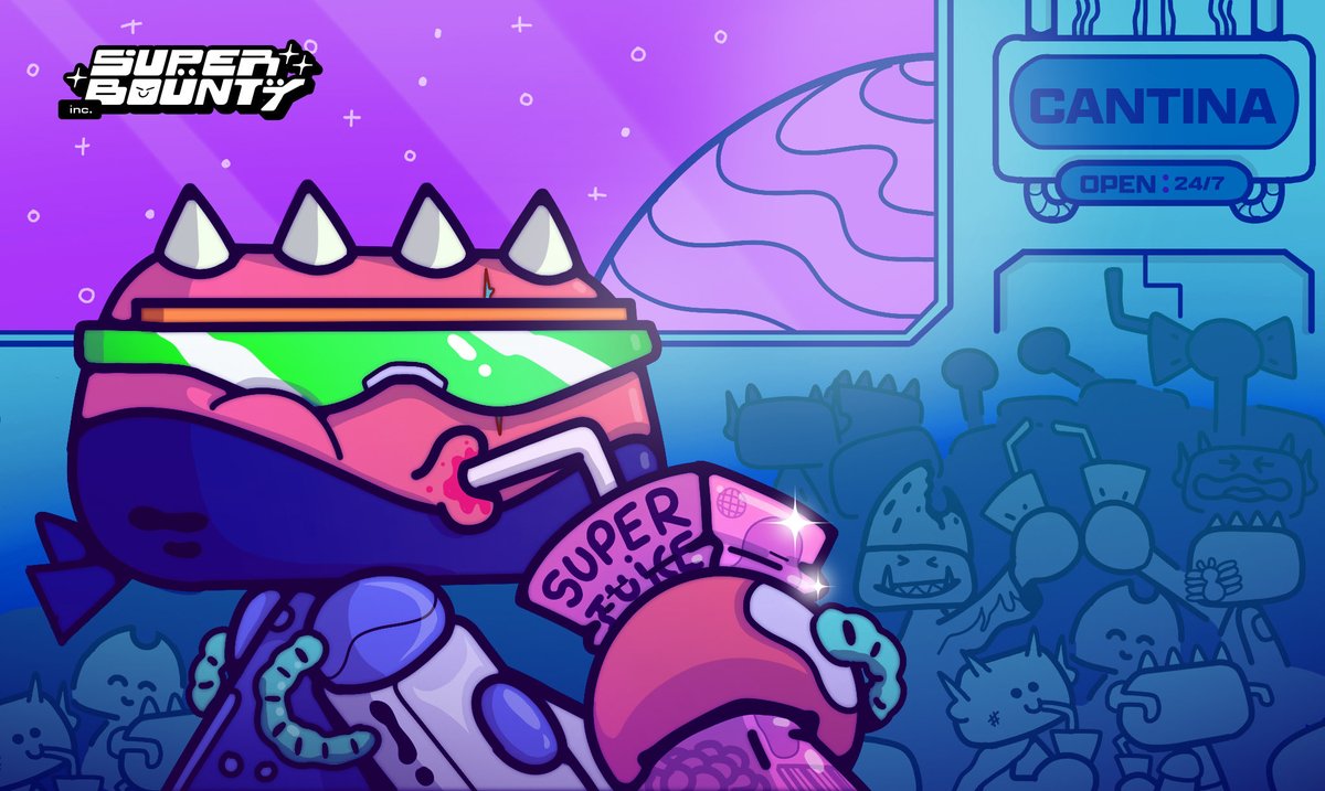 SuperBountyInc's tweet photo. ✨THE CANTINA IS NOW OPEN 24/7✨

Join us https://t.co/6NnhIdoHrM

Celebratory SuperList giveaway: 👉💬💙🔁 
5 SuperList / 5 hours ⏳ https://t.co/U1RPZPVu4h