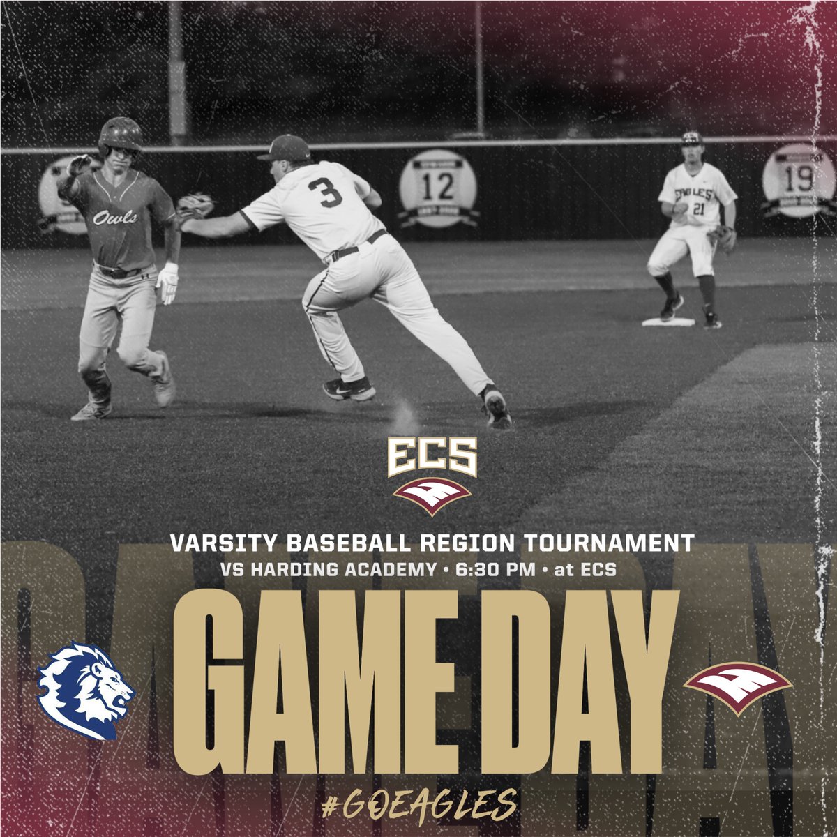Varsity Baseball opens up in the Region Tournament tonight! #GoEagles