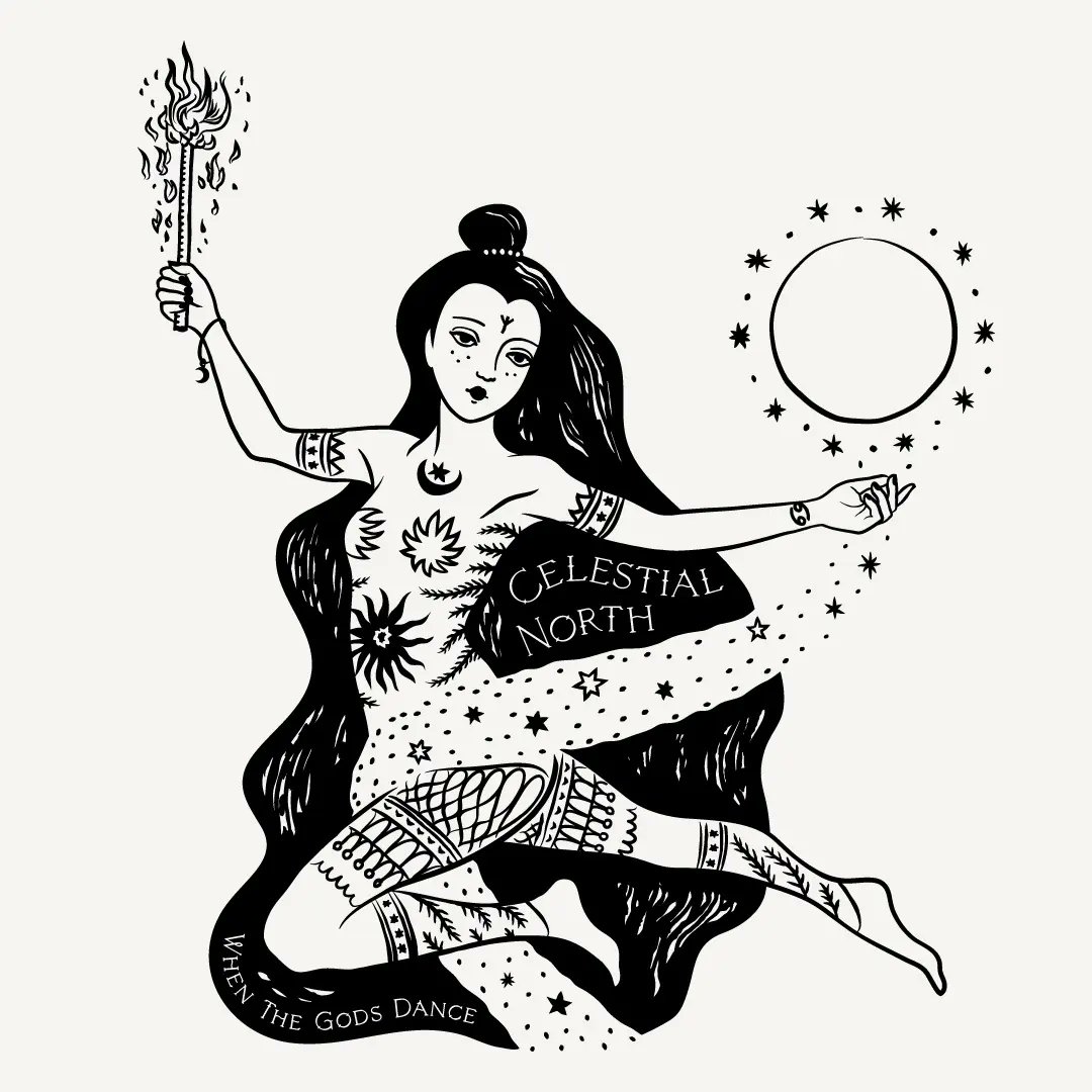 Celestial_North's tweet photo. BANDCAMP FRIDAY!
NEW MERCH ALERT 🖤
'WHEN THE GODS DANCE' T-SHIRTS
Head over to my bandcamp to pre-order one of these beauties 🖤
https://t.co/niYfG1bXNJ
2 colours available
Original illustration by Matthew Wood
#bandcampfriday #celestialnorth #merch https://t.co/DjOzIh6uHW