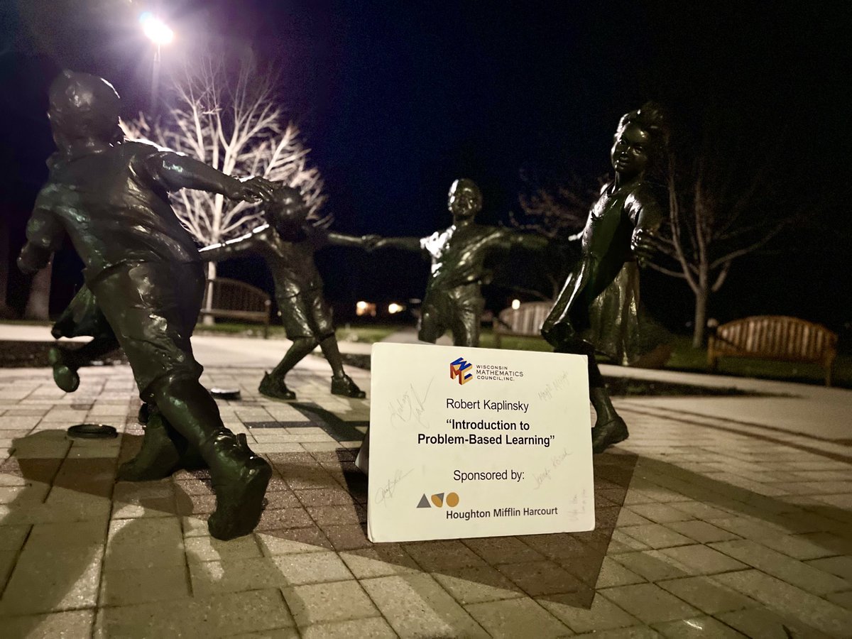 maggieleemchugh's tweet photo. @robertkaplinsky enjoying the @WisMathCouncil annual conference with his friends! #wismath22
1 of ??? https://t.co/AmSmfTliGC