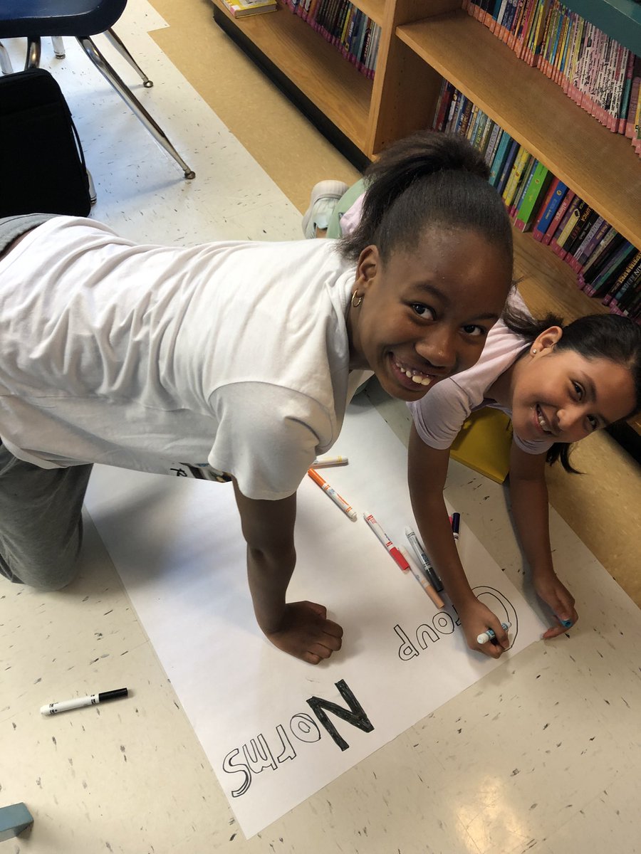 Working hard creating book club norms!! @fairfax_villa #smallschoolbigheart 🐉 📚 #readersgonnaread