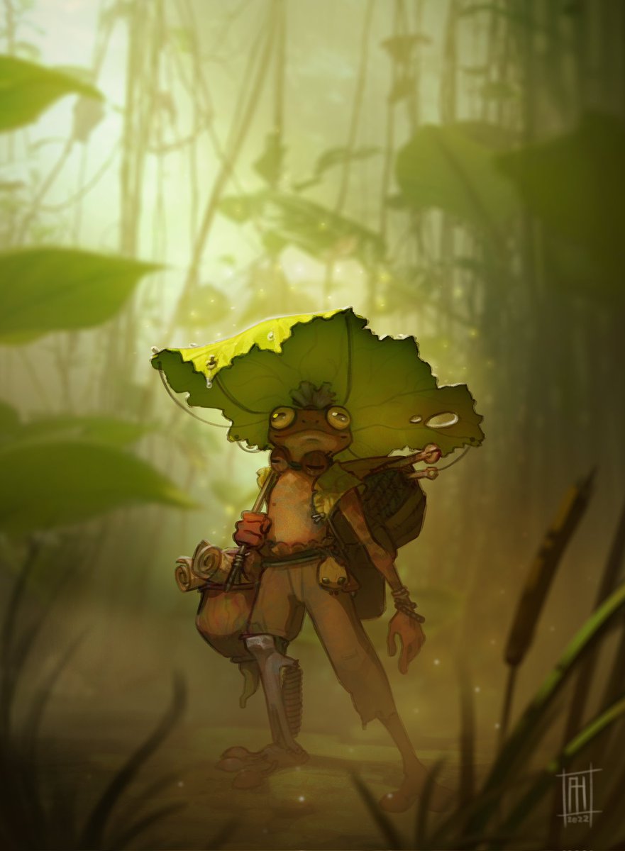 FinnHeasman's tweet photo. I need help! I'm joining a new campaign as a froggy artificer that makes ribits- sorry *ahem* robots....

Long story short, I need a name-

#OC #art #characterdesign #characterart https://t.co/1NmOUhwRHa