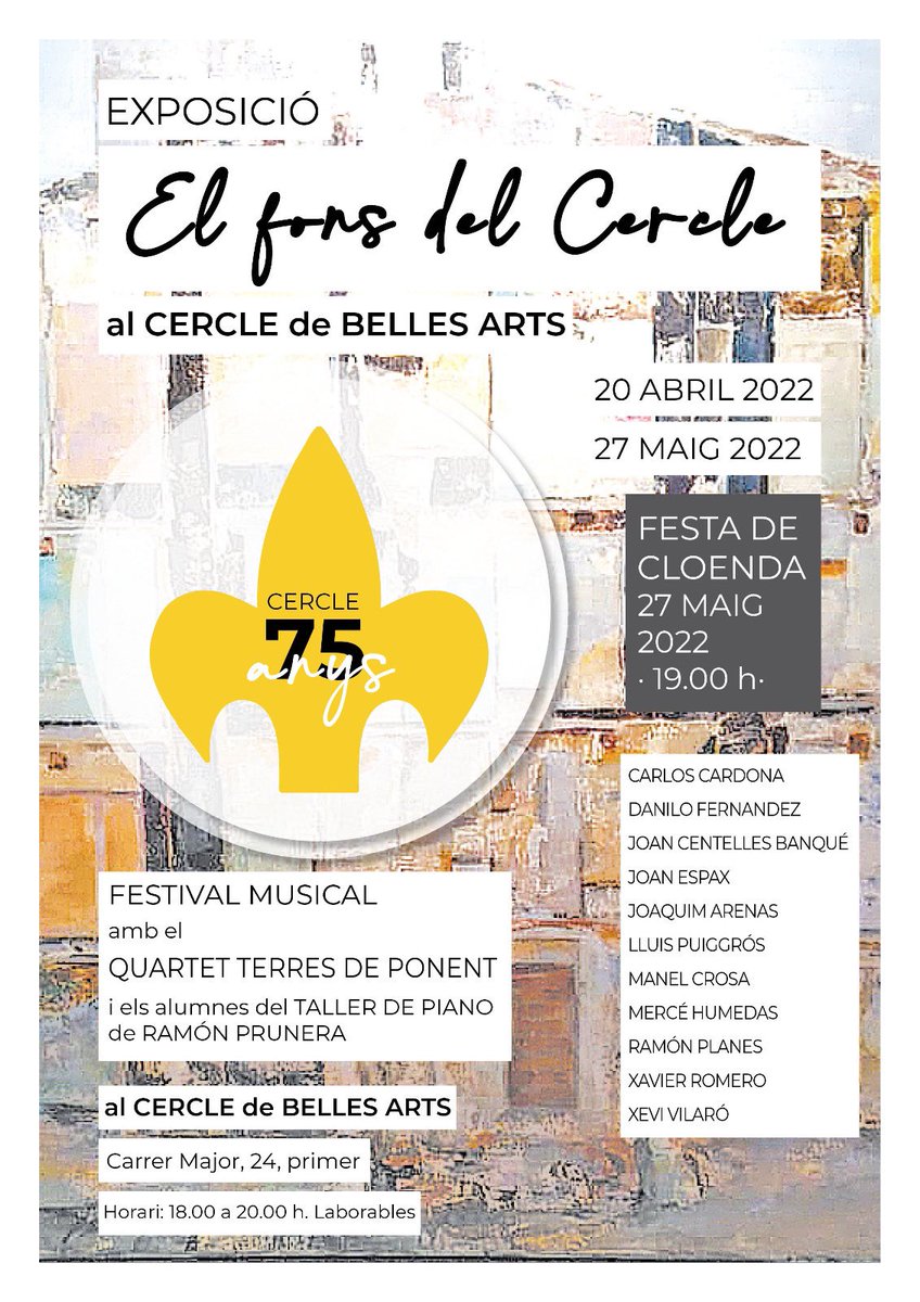 Cercle Belles Arts de Lleida tweet media