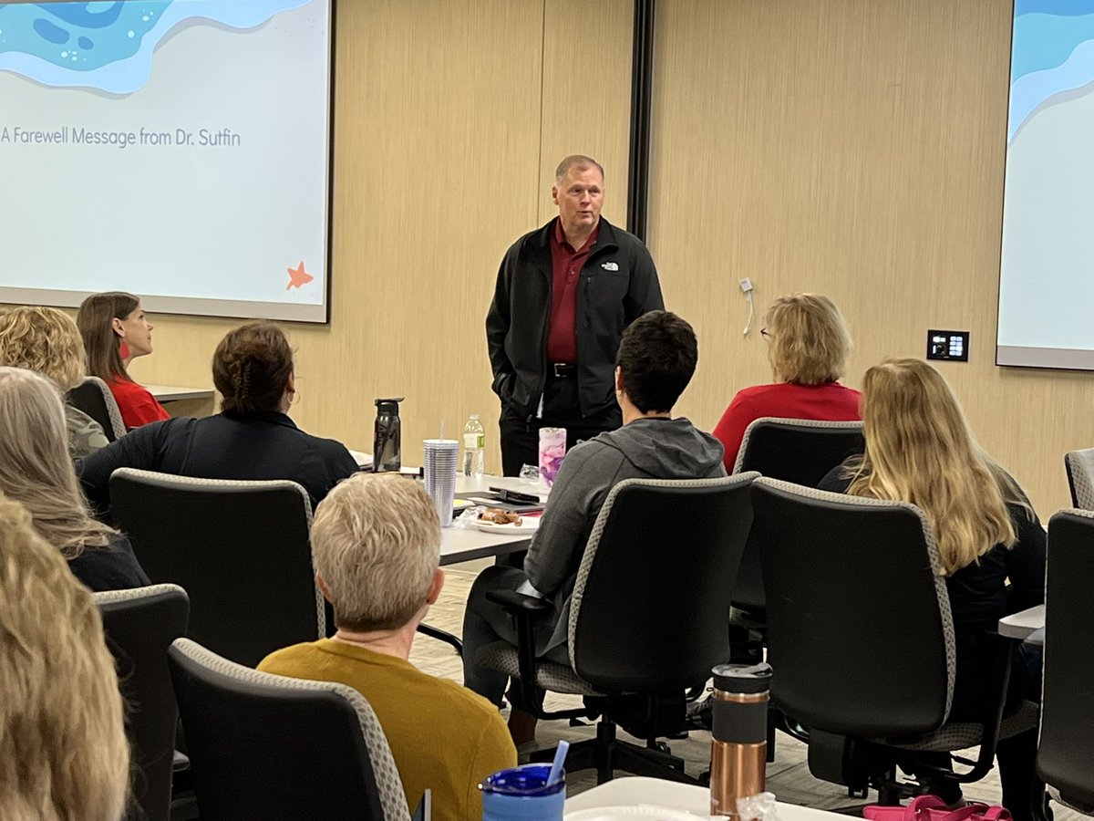 hcphipps's tweet photo. Thank you @jsutfin for the powerful words this morning…and for all of your years as a teacher, building administrator, district administrator and Superintendent!!!  You will be missed. https://t.co/MAZnTAxtNC