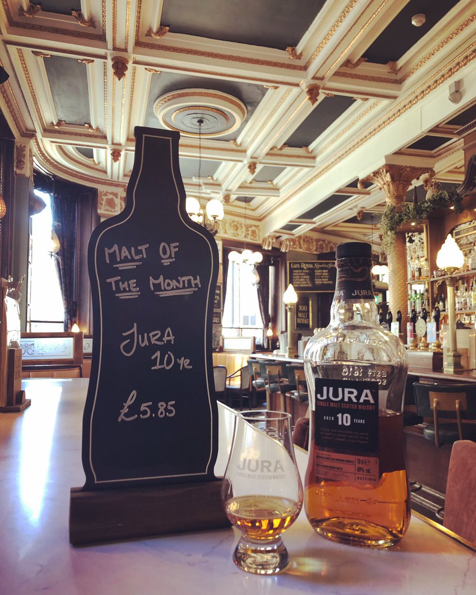 CafeRoyalEDN's tweet photo. Our delicious malt of the month from @jurawhisky 😋🥃
.
.
.
#caferoyalEDN #bestbars #whisky #local #jura #spring #scotland #Edinburgh #edinburghbars #bestbars #metro #mpco https://t.co/oGXV3v3DfP