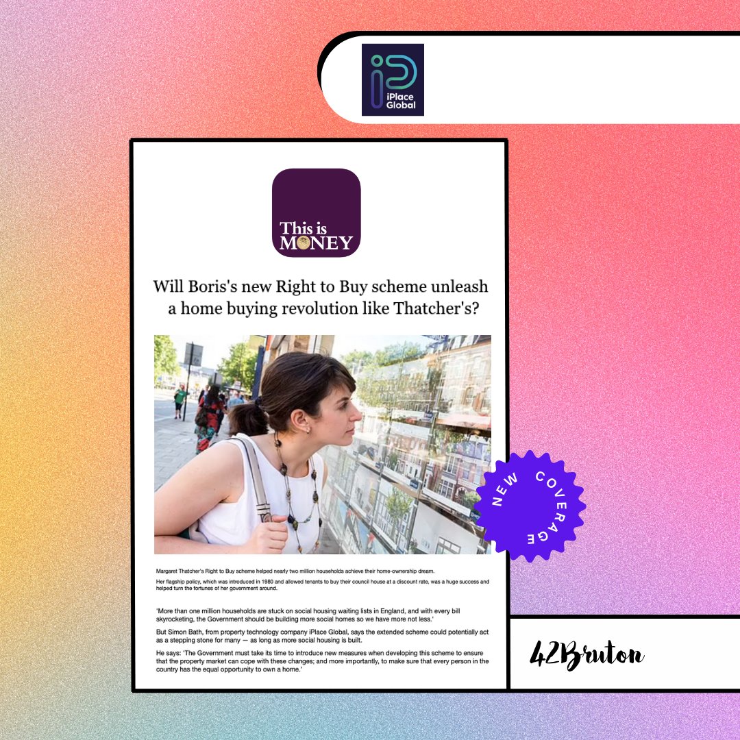 Check out this amazing coverage for our client iPlace Global – the creators of <a href="/moveableuk/">Moveable</a> 👏
 
Our client spoke to <a href="/thisismoney/">This is Money</a> (<a href="/MailOnline/">Mail Online</a>) about what the proposal of a renewed Right to Buy scheme would mean for millions of Brits.
 
Read via ⬇️ thisismoney.co.uk/money/mortgage…